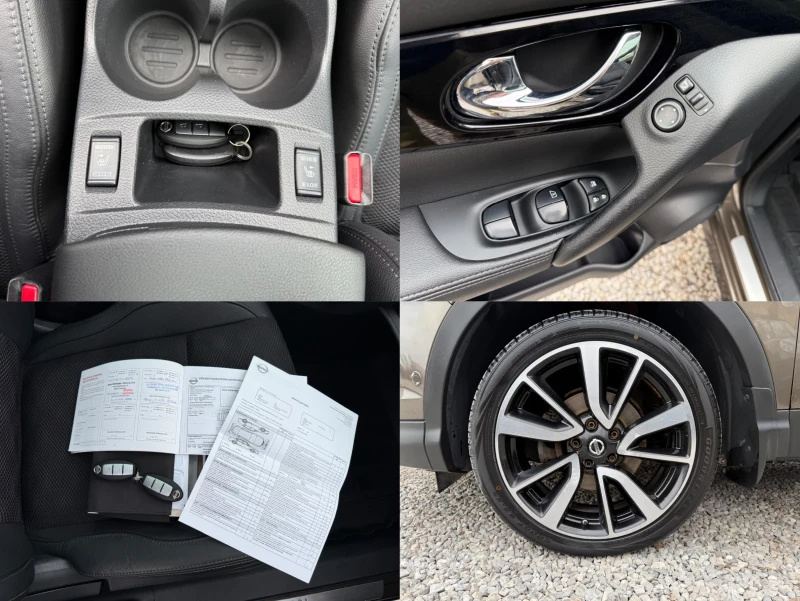 Nissan Qashqai 1.5DCI/110hp/TEKNA/360Камера/Панорама/Кожа/Нави, снимка 16 - Автомобили и джипове - 49144787