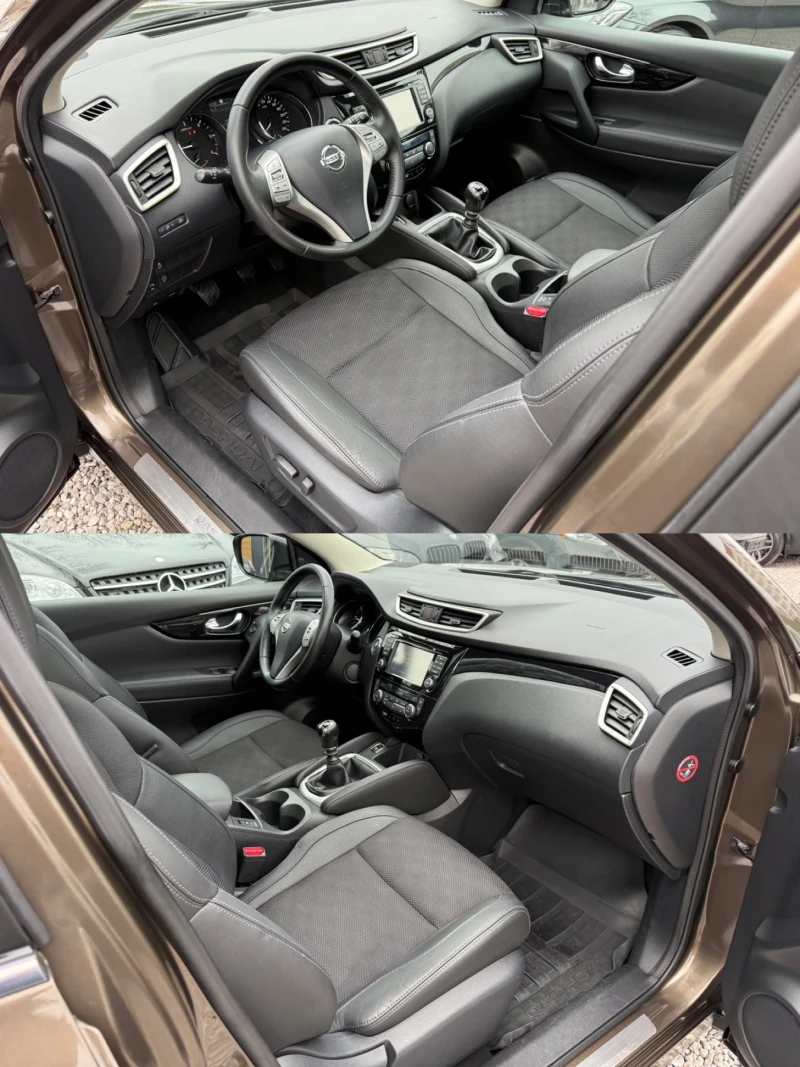 Nissan Qashqai 1.5DCI/110hp/TEKNA/360Камера/Панорама/Кожа/Нави, снимка 9 - Автомобили и джипове - 49144787