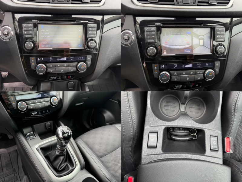 Nissan Qashqai 1.5DCI/110hp/TEKNA/360Камера/Панорама/Кожа/Нави, снимка 15 - Автомобили и джипове - 49144787