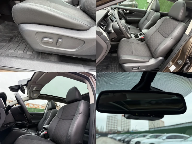 Nissan Qashqai 1.5DCI/110hp/TEKNA/360Камера/Панорама/Кожа/Нави, снимка 13 - Автомобили и джипове - 49144787