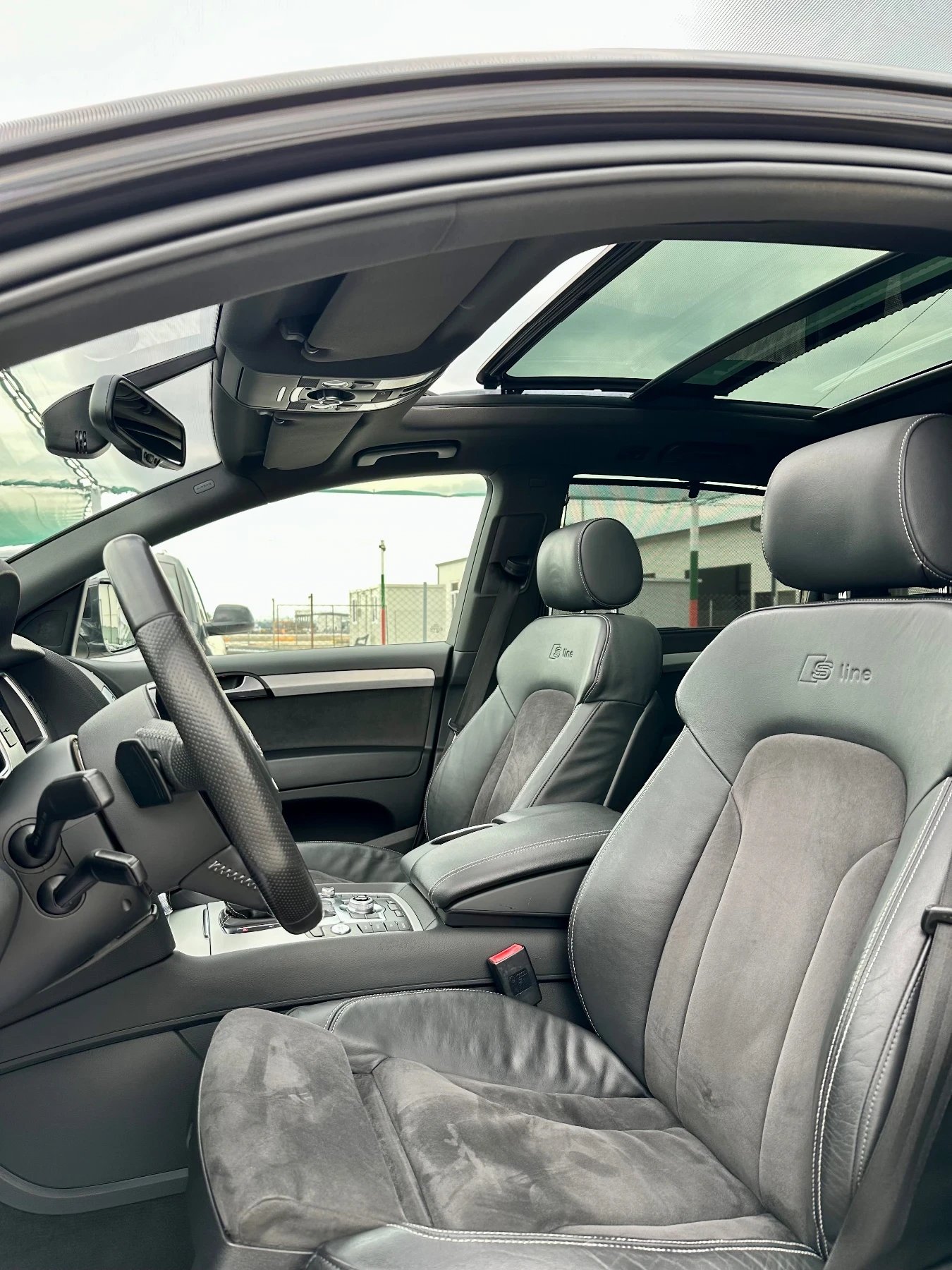 Audi Q7 FACELIFT::7МЕСТНА::ПАНОРАМА::3ХSLINE::360 КАМЕРА - изображение 8