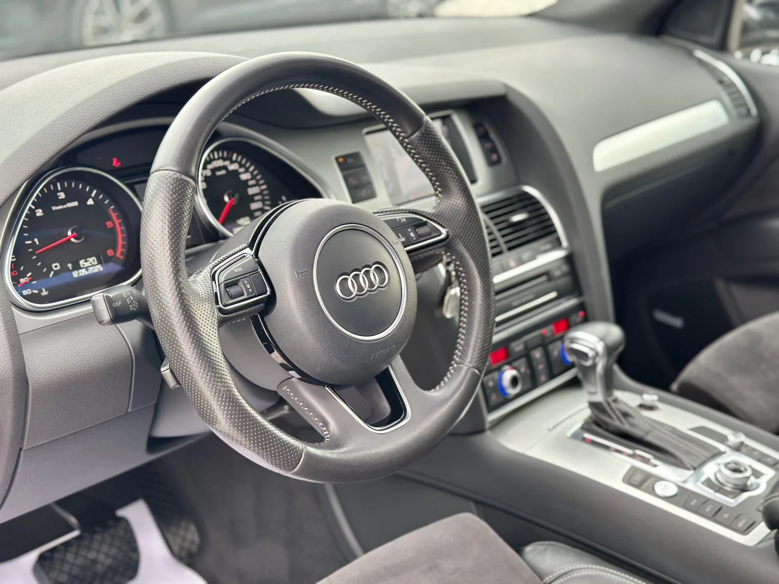 Audi Q7 FACELIFT::7МЕСТНА::ПАНОРАМА::3ХSLINE::360 КАМЕРА - изображение 7