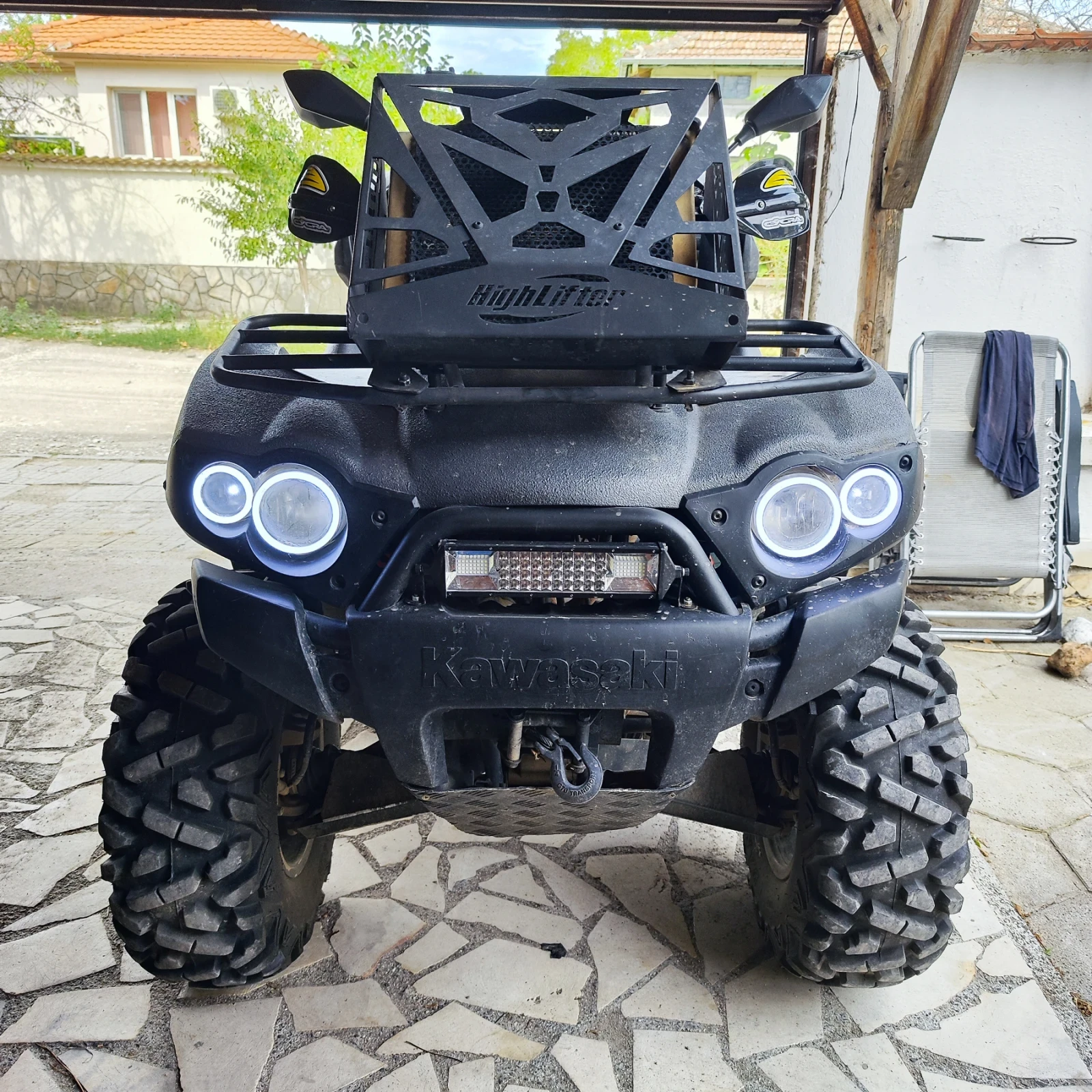 Kawasaki Brute Force с Много доработки и екстри, топ състояние, снимка 2 - Мотоциклети и мототехника - 55442122