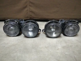 Фарове бмв Е30 бош хела Черна Опушена BMW E30 BOSCH HELLA Black Smoked 