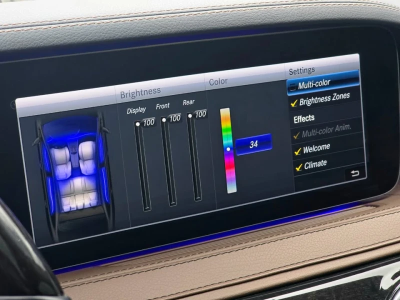 Mercedes-Benz S 450 36200km! AMG-Line * ФИКСИРАНА ЦЕНА ДО БГ * CARFAX , снимка 13 - Автомобили и джипове - 53190004