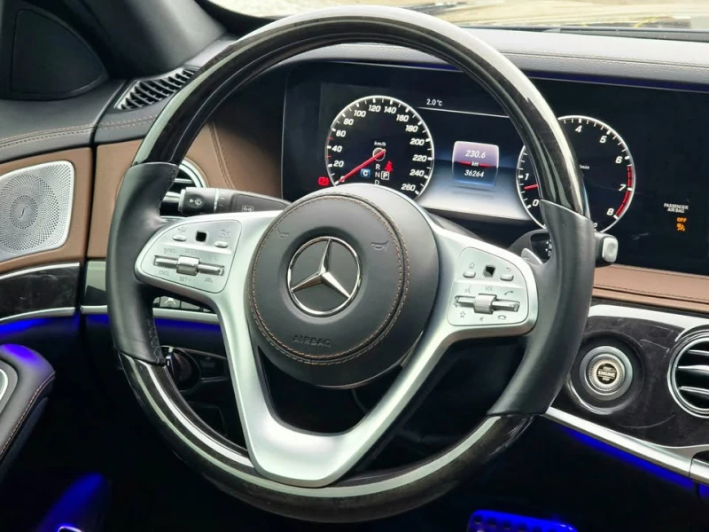 Mercedes-Benz S 450 36200km! AMG-Line * ФИКСИРАНА ЦЕНА ДО БГ * CARFAX , снимка 9 - Автомобили и джипове - 53190004