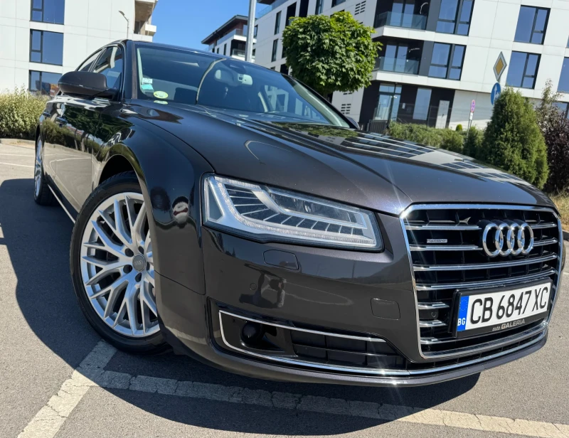 Audi A8 ВАКУМ/ДОСТРОНИК/КАМЕРА/HEAD UP/ШИБИДАХ/BOSE - 38800 лв. - 56317853 1
