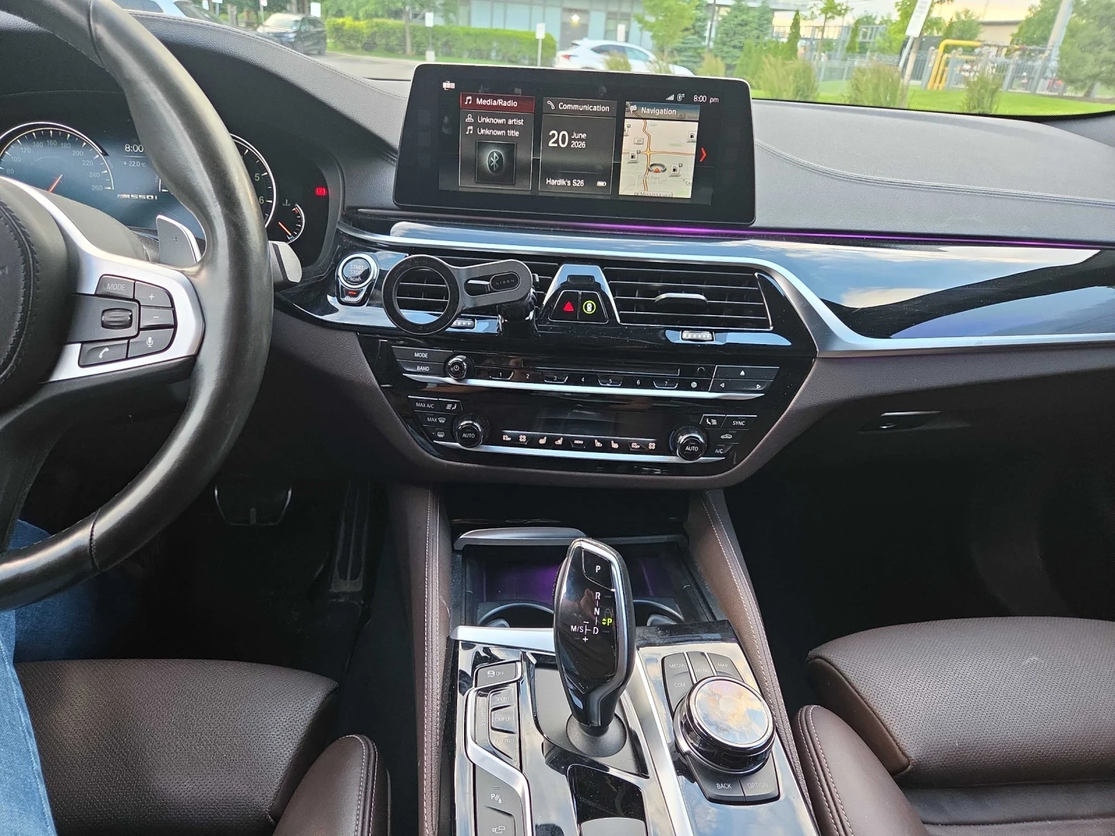 BMW 550 M550i xDriveДИСТРОНИК * ОБДУХВАНЕ * 360 * ПАНОРАМА, снимка 8 - Автомобили и джипове - 55031109