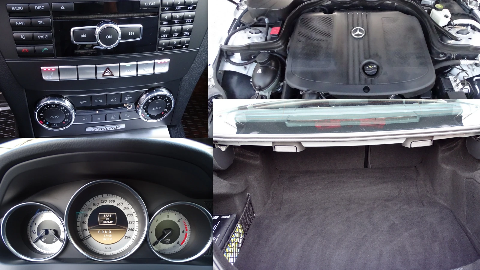 Mercedes-Benz C 220 2.2-CDI-170к.с-_АВТОМАТИК_* , снимка 17 - Автомобили и джипове - 56041713