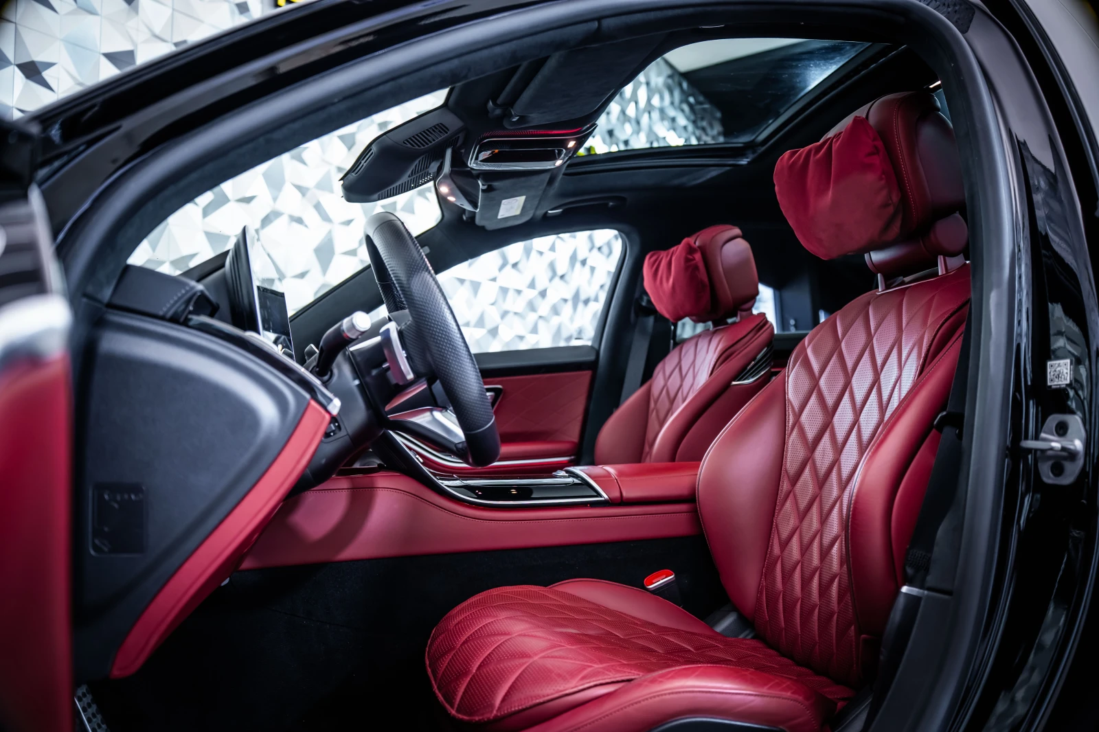 Mercedes-Benz S 400 d 4M L AMG - CHAUFFEUR - EXCLUSIVE RED, снимка 13 - Автомобили и джипове - 56213479