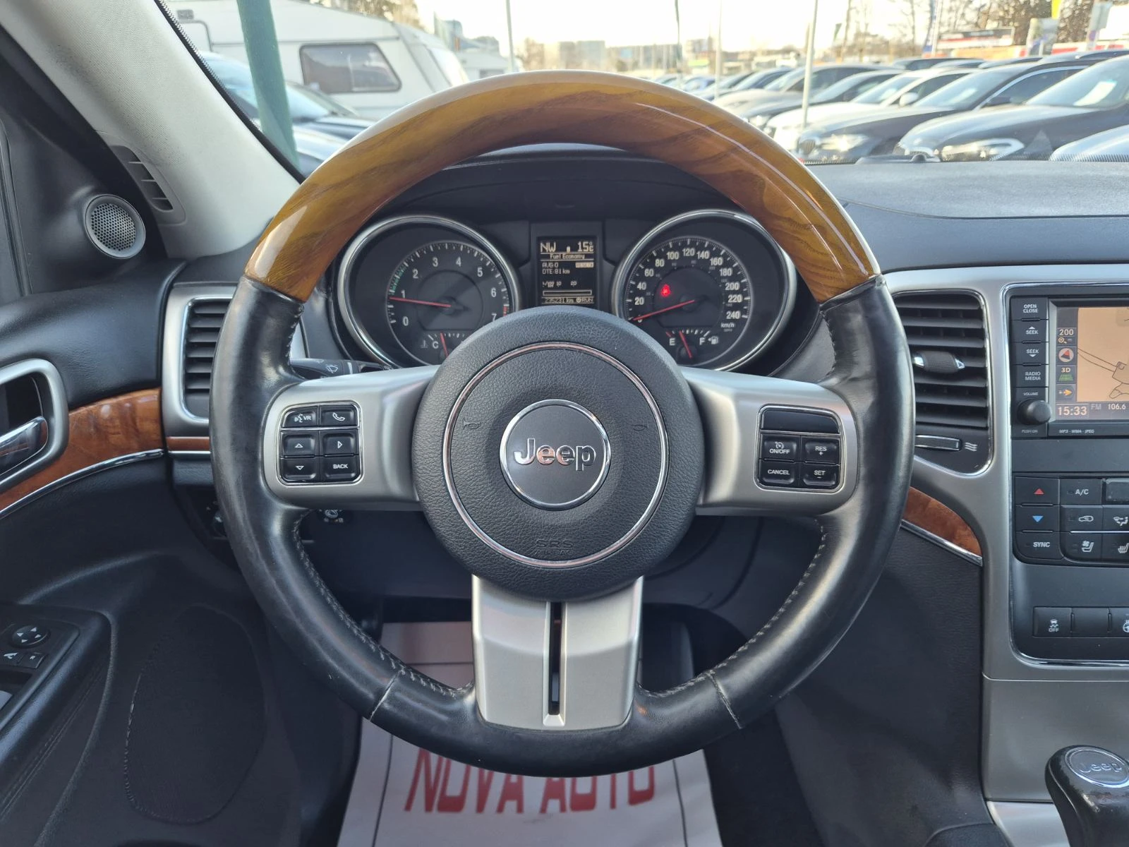 Jeep Grand cherokee 3.6i-286кс-235.000км-РЕАЛНИ-OVERLAND, снимка 9 - Автомобили и джипове - 53787236