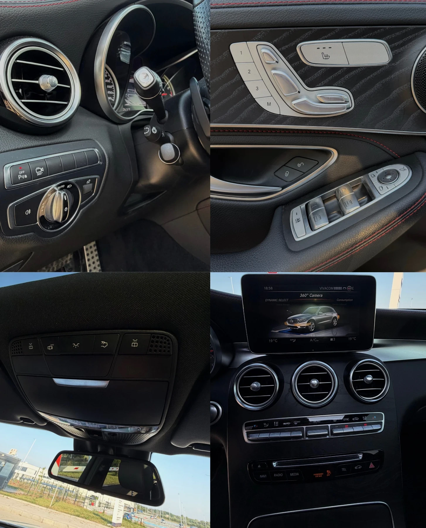 Mercedes-Benz GLC 43 AMG FACELIFT, FULL AMG 6.3 ПАКЕТ 83 000 км. , снимка 10 - Автомобили и джипове - 54825640