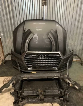 Предница броня капак калници фарове радиатори Audi Q7 4M 3.0tdi S-Line, снимка 1