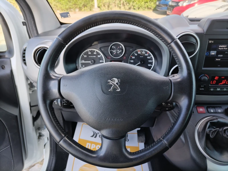 Peugeot Partner 1.6HDI 4+ 1(места) N1, снимка 9 - Автомобили и джипове - 46161166