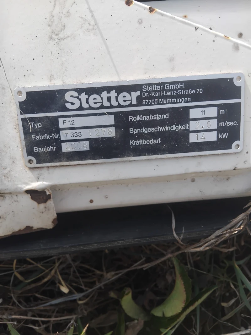 Бетон помпа Друга марка Stetter F 12, снимка 4 - Индустриална техника - 52037212