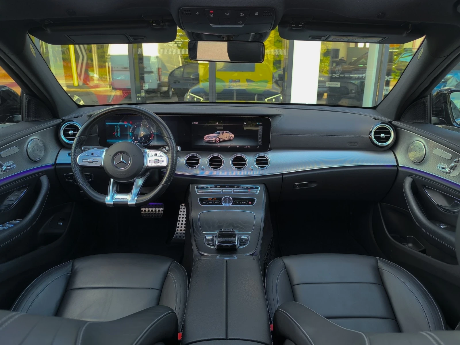 Mercedes-Benz E 220 D FACE AMG PAKET ПАНОРАМА HEAD UP FULL EXTRA, снимка 7 - Автомобили и джипове - 55071899