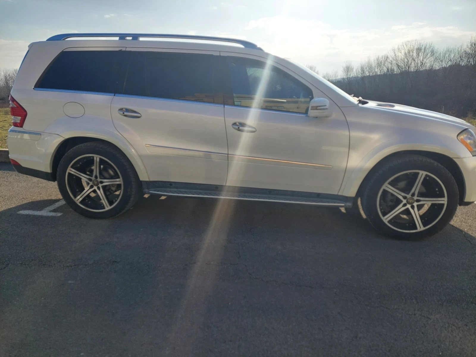 Mercedes-Benz GL 55 AMG 550 AMG бяла ПЕРЛА 22ки джанти обдухване  - изображение 8