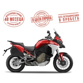 Обява за продажба на Ducati Multistrada V4 S FULL DUCATI RED + SPOKED WHEELS ~56 800 лв. - изображение 1