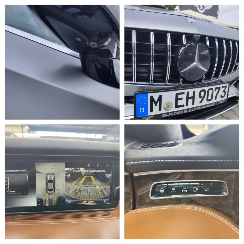 Mercedes-Benz S 500 AMG* DESIGNO* 360CAM* SWAROVSKI* PANORAMA* DISTR, снимка 10 - Автомобили и джипове - 51301576