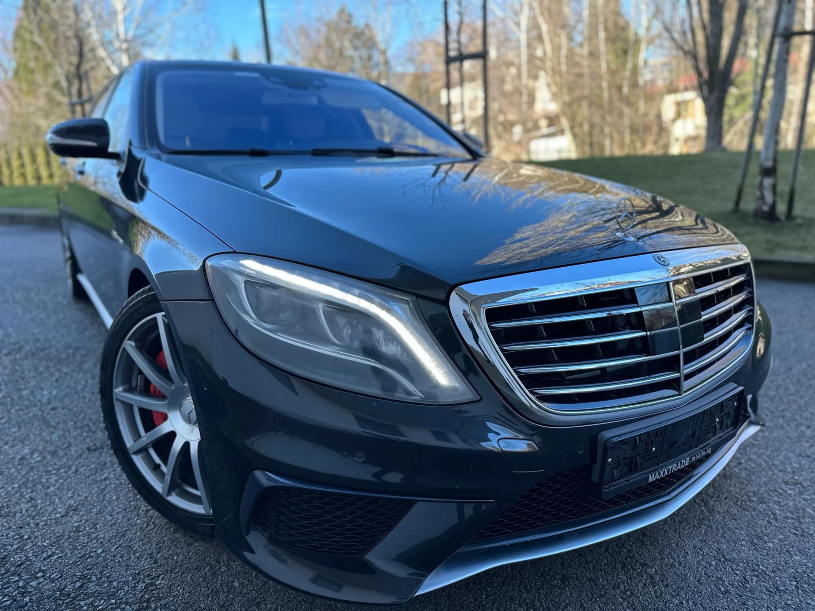 Mercedes-Benz S 63 AMG ПАНОРАМА / 3хTV / LANE ASIST / 360 КАМЕРИ - [1] 