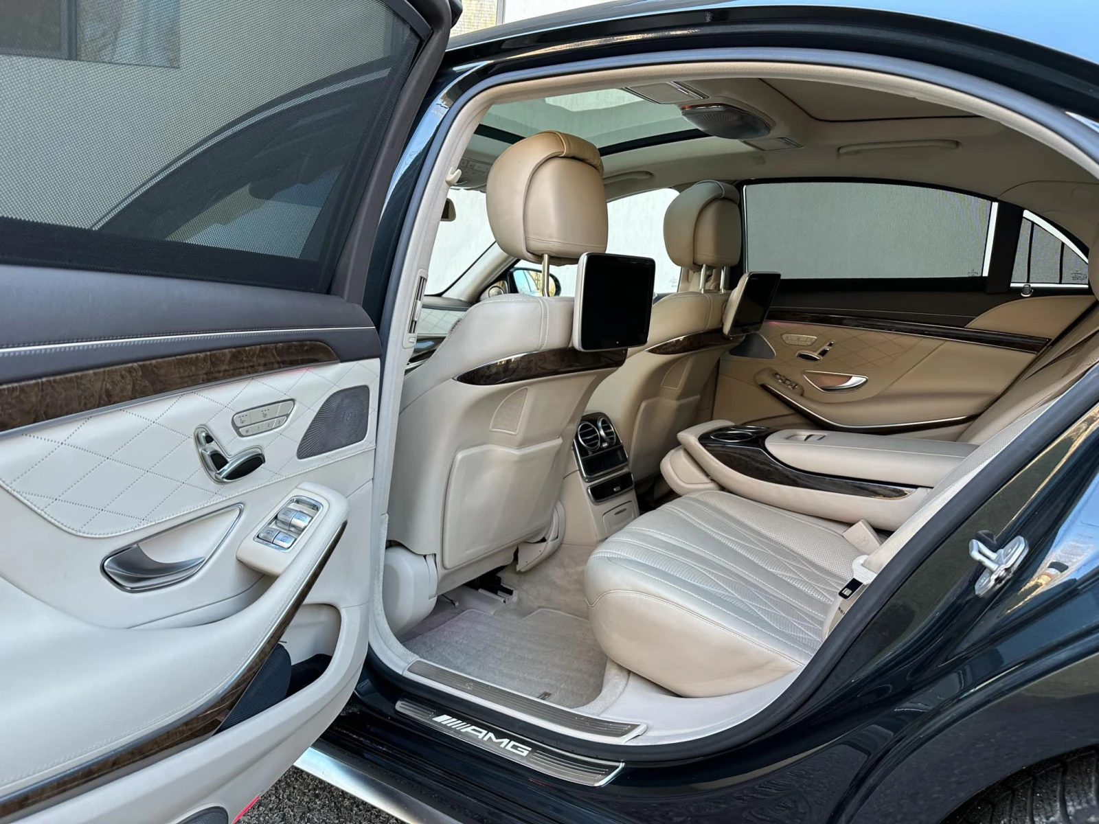 Mercedes-Benz S 63 AMG ПАНОРАМА / 3хTV / LANE ASIST / 360 КАМЕРИ | Mobile.bg — изображение 13