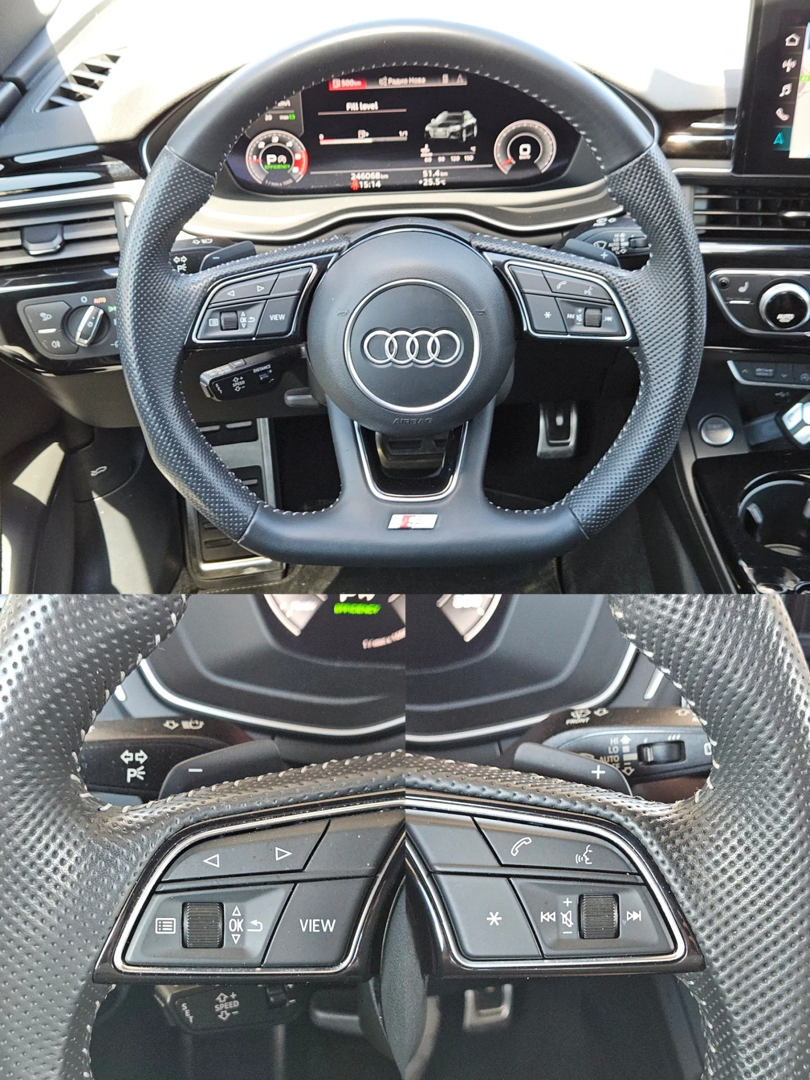 Audi A4 2.0TDI/3xSline/Quattro/Matrix/CARPLAY/МАСАЖ/ПАДГРЕ, снимка 11 - Автомобили и джипове - 54712562
