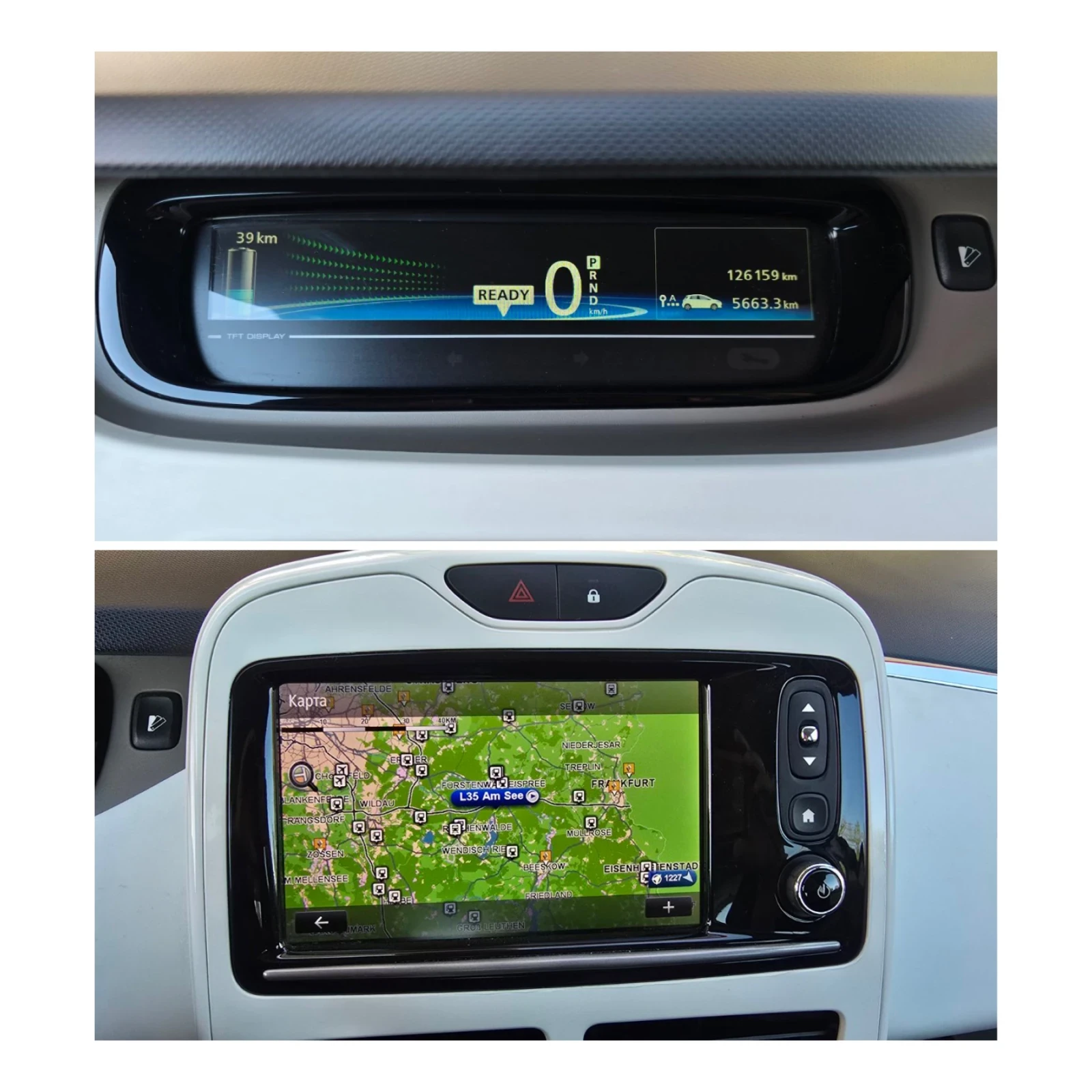 Renault Zoe Собствена батерия 43kw Навигация, снимка 13 - Автомобили и джипове - 55692300