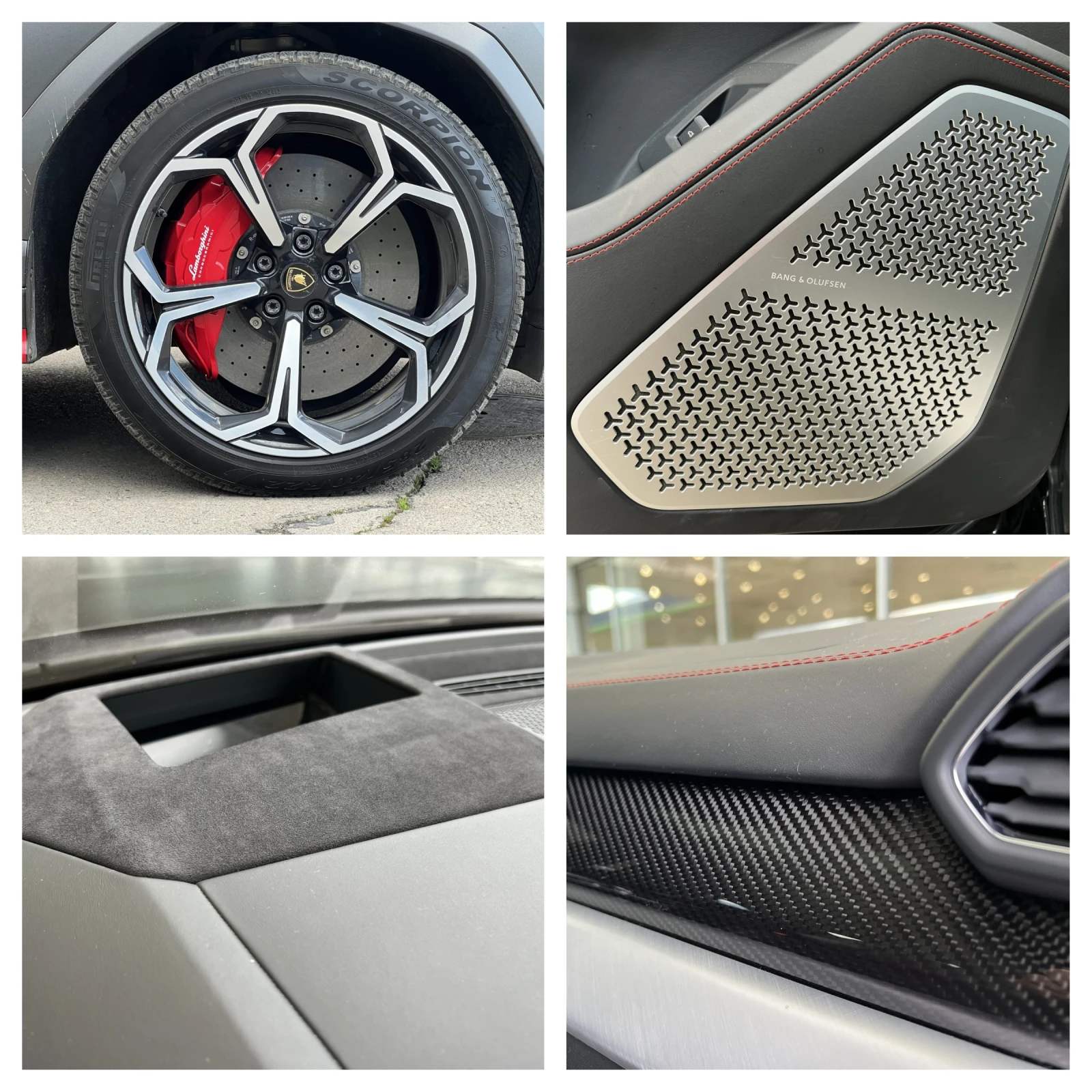 Lamborghini Urus 4.0 V8/CERAMIC/CARBON/B&O/HEAD UP/PANORAMA/360/, снимка 17 - Автомобили и джипове - 54236452