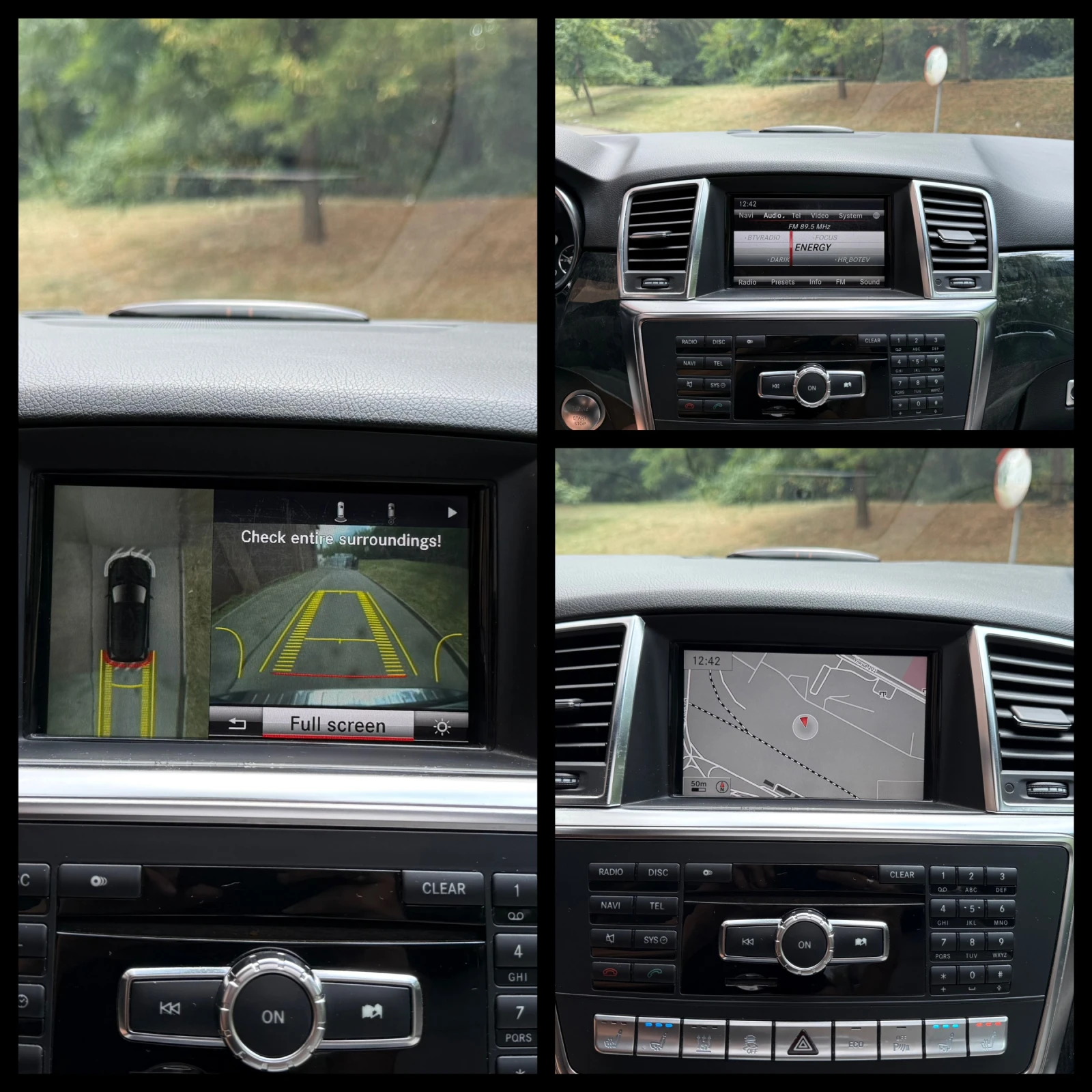 Mercedes-Benz ML 500 4 Matic/AMG Line/Distronic/360 Camera/Keyless Go, снимка 13 - Автомобили и джипове - 55597161