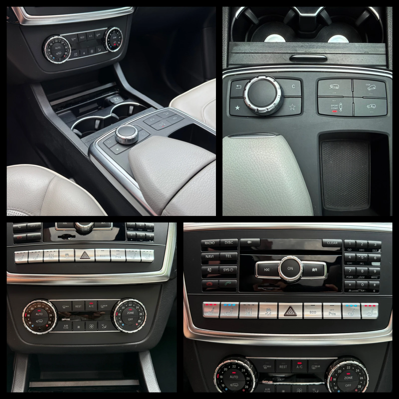 Mercedes-Benz ML 500 4 Matic/AMG Line/Distronic/360 Camera/Keyless Go, снимка 12 - Автомобили и джипове - 55597161