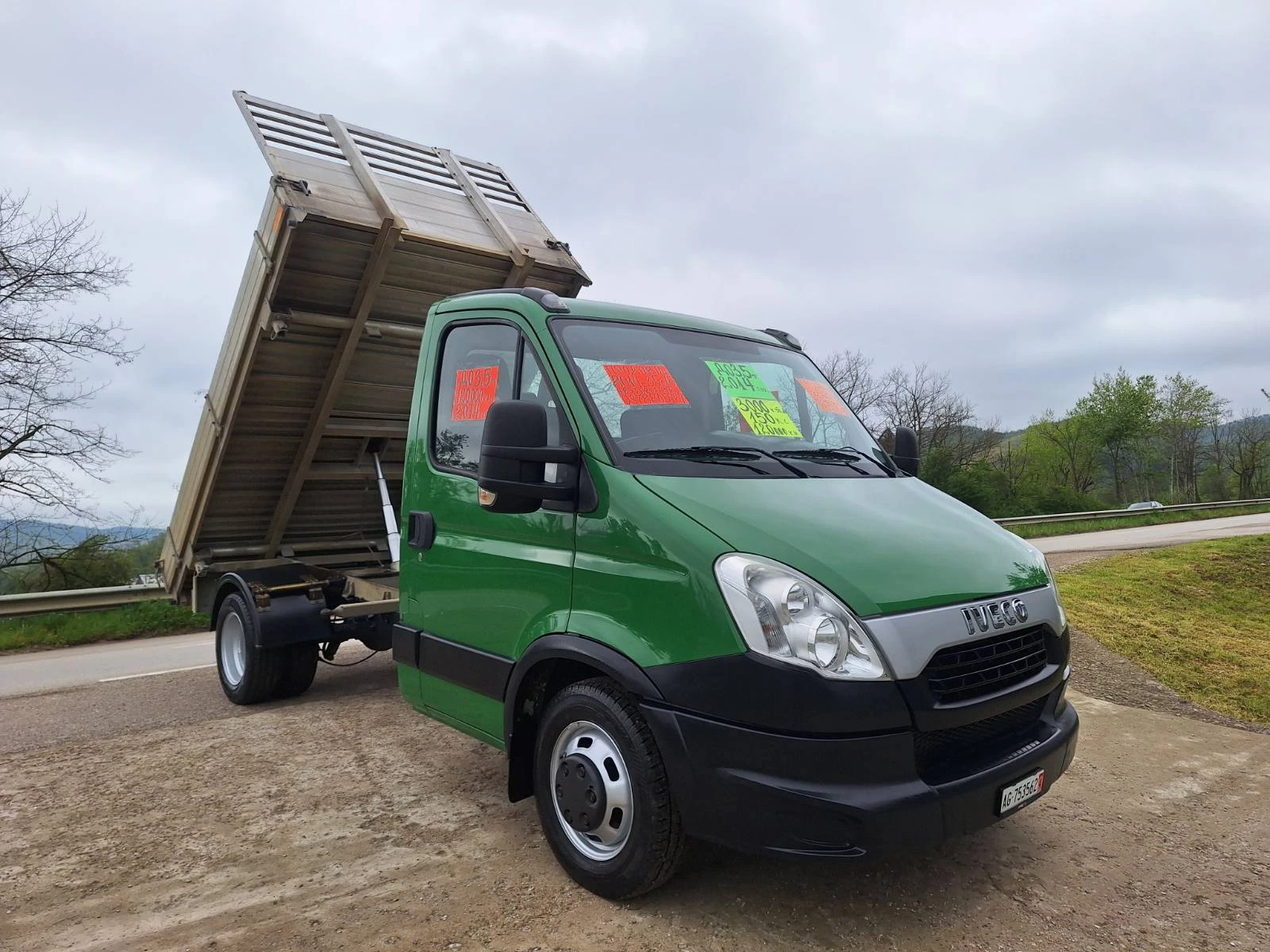 Iveco 35c15 ДО 3, 5т. САМОСВАЛ 120000 км НОВ ВНОС ШВЕЙЦАРИЯ, снимка 1