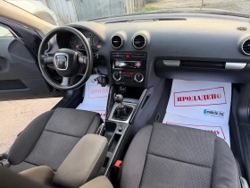 Audi A3 2.0TDI 140HP 6 SKOROSTI S-LINE KLIMA 2007G NOV, снимка 13