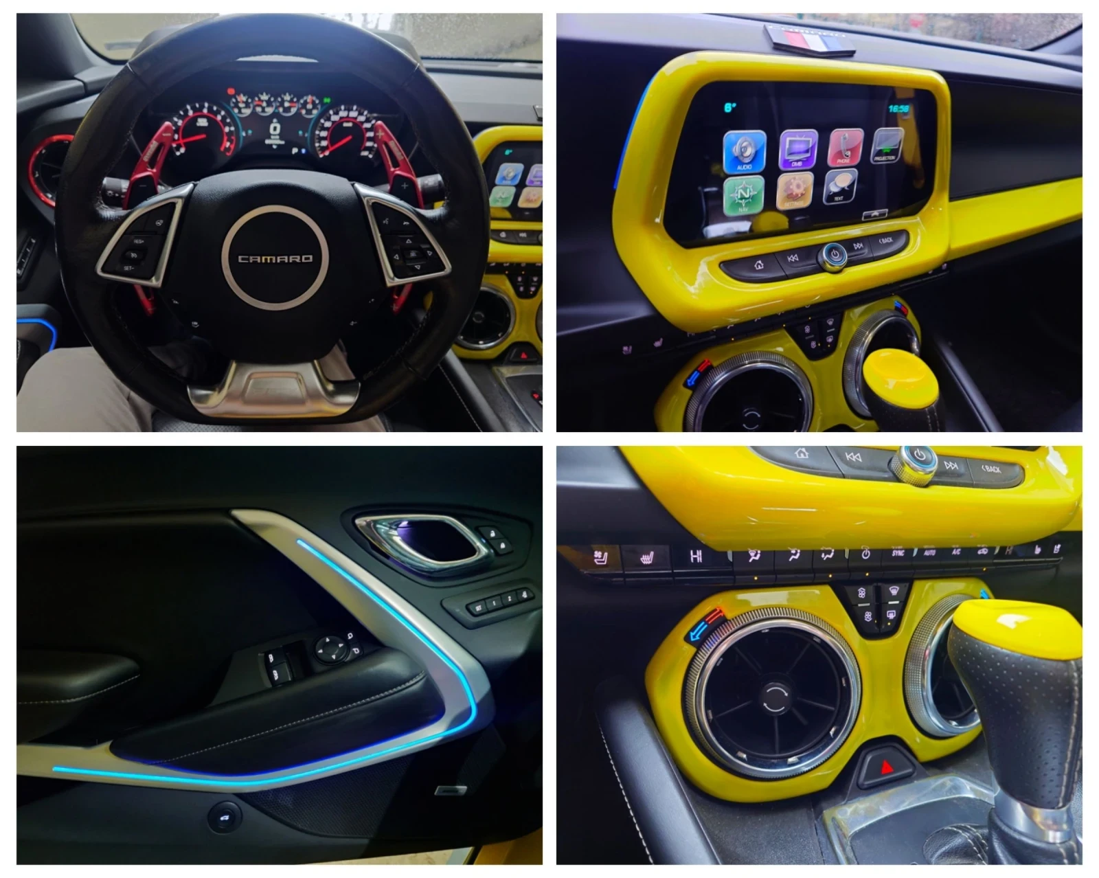 Chevrolet Camaro SS 6.2 V8 ZL1 PACK, снимка 17 - Автомобили и джипове - 54259361