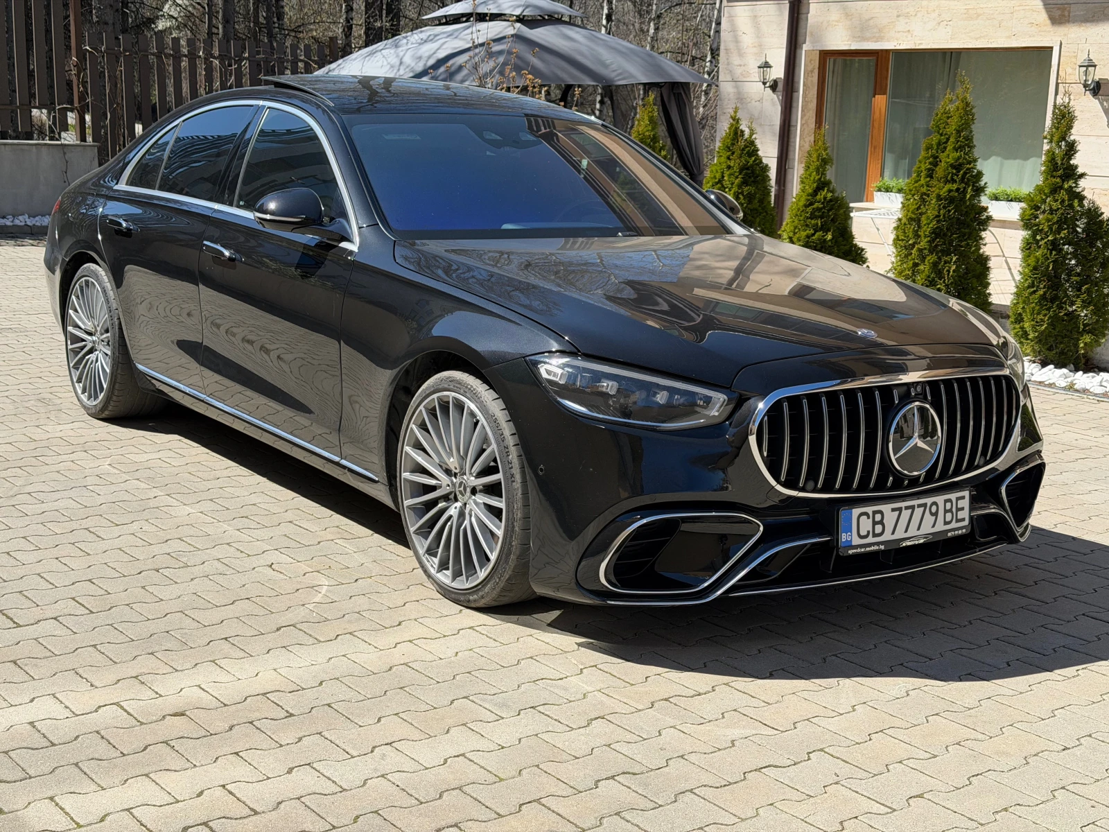 Mercedes-Benz S 350 4MATIC-AMG S63-BURMESTER 3D-PANO-CAM360-DIST, снимка 3 - Автомобили и джипове - 54140690