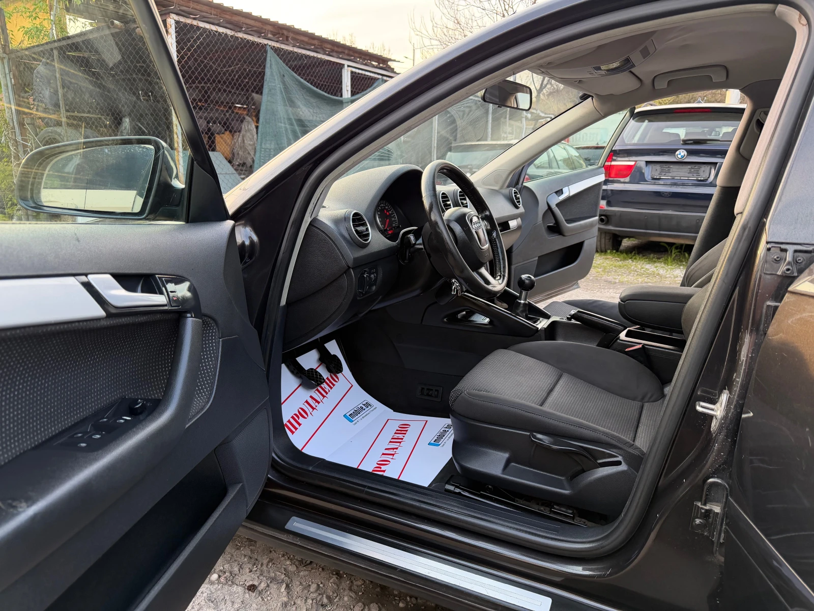 Audi A3 2.0TDI 140HP 6 SKOROSTI S-LINE KLIMA 2007G NOV, снимка 9 - Автомобили и джипове - 54195448