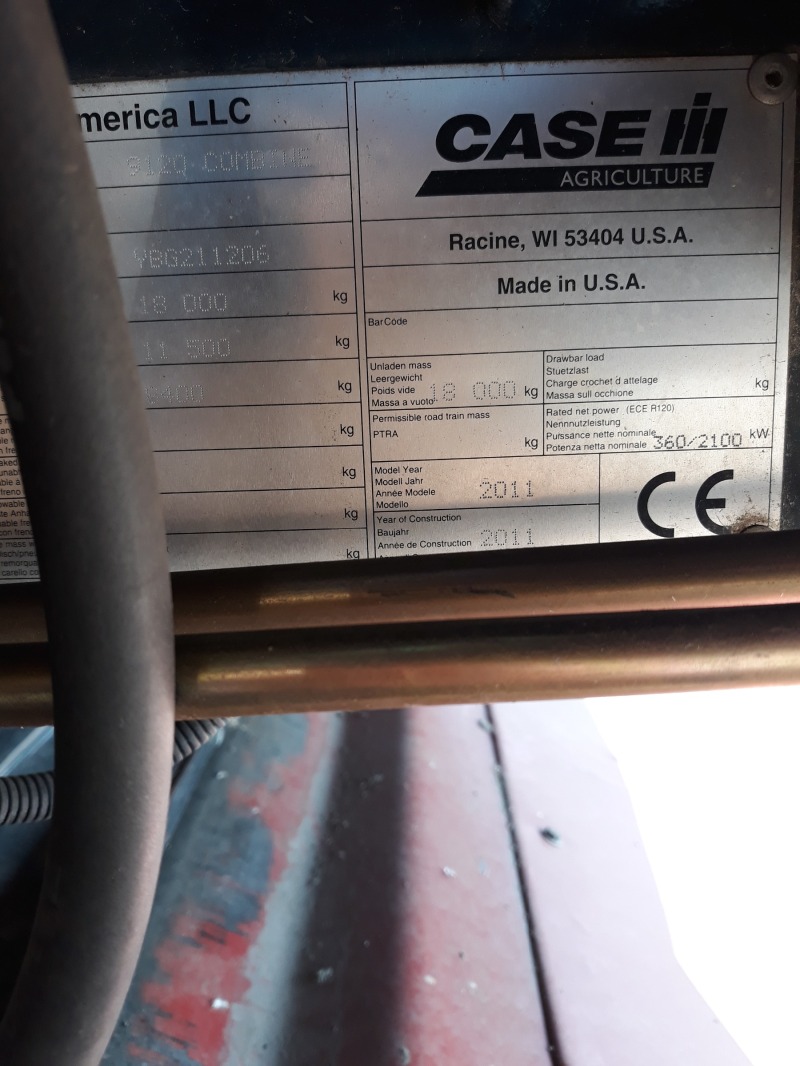 Комбайн CASE IH Case AFS 9120, снимка 6 - Селскостопанска техника - 46366918