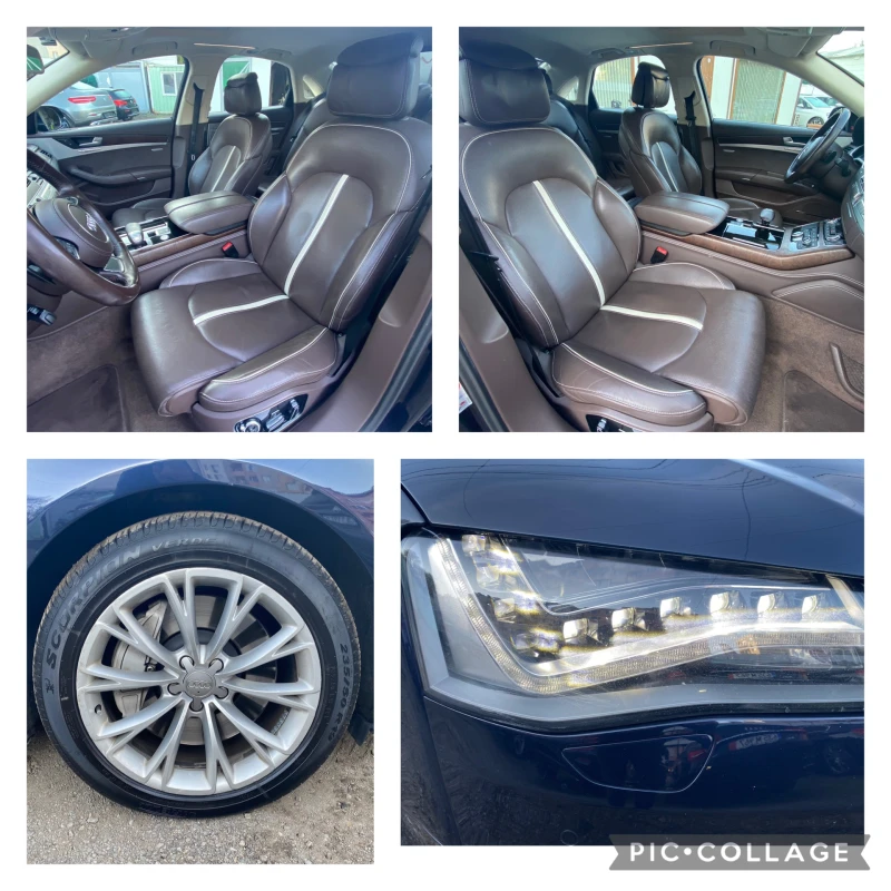 Audi A8 4.2TDI= 251HP= KEYLESS GO= TOP= ВАКУУМ= FULL LED= , снимка 14 - Автомобили и джипове - 47713841