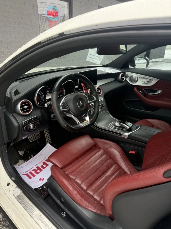 Mercedes-Benz C 43 AMG BURMASTER| 360| LANE ASSIST| F1 PERFORMANCE| RED|  | Mobile.bg � ����������� 8
