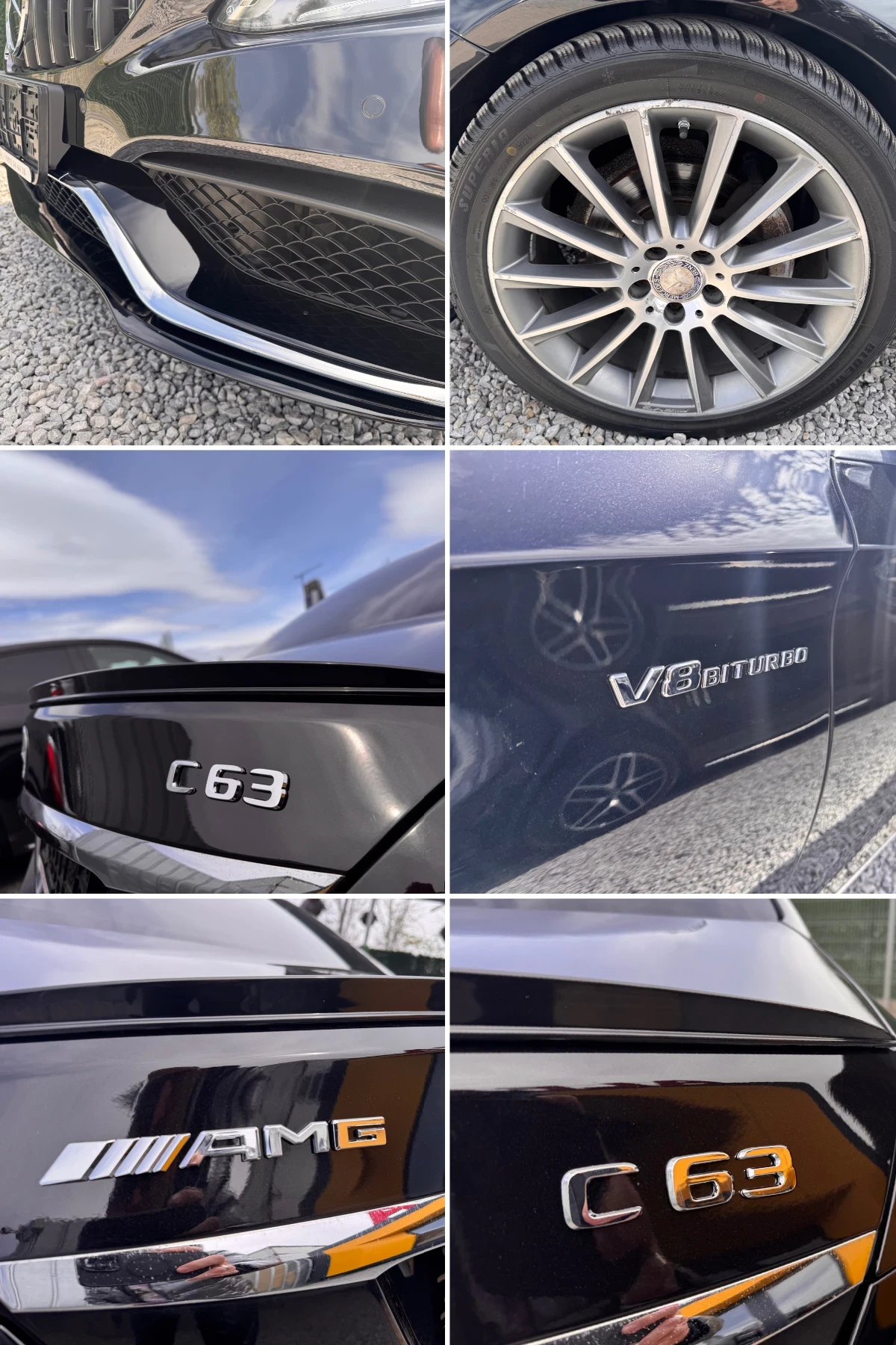 Mercedes-Benz C 220 d/C63 AMG/УНИКАТ/ДИСТР+ ПАНО+ HEAD UP+ BURMASTER// - изображение 10