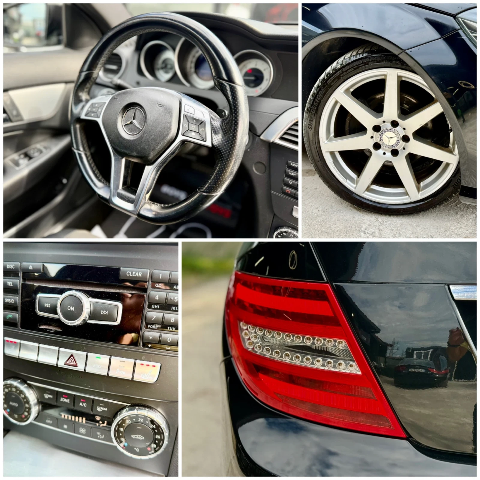 Mercedes-Benz C 220 AMGline* Facelift* Подгрев* Coupe* CDI* Shadowline, снимка 12 - Автомобили и джипове - 55014396