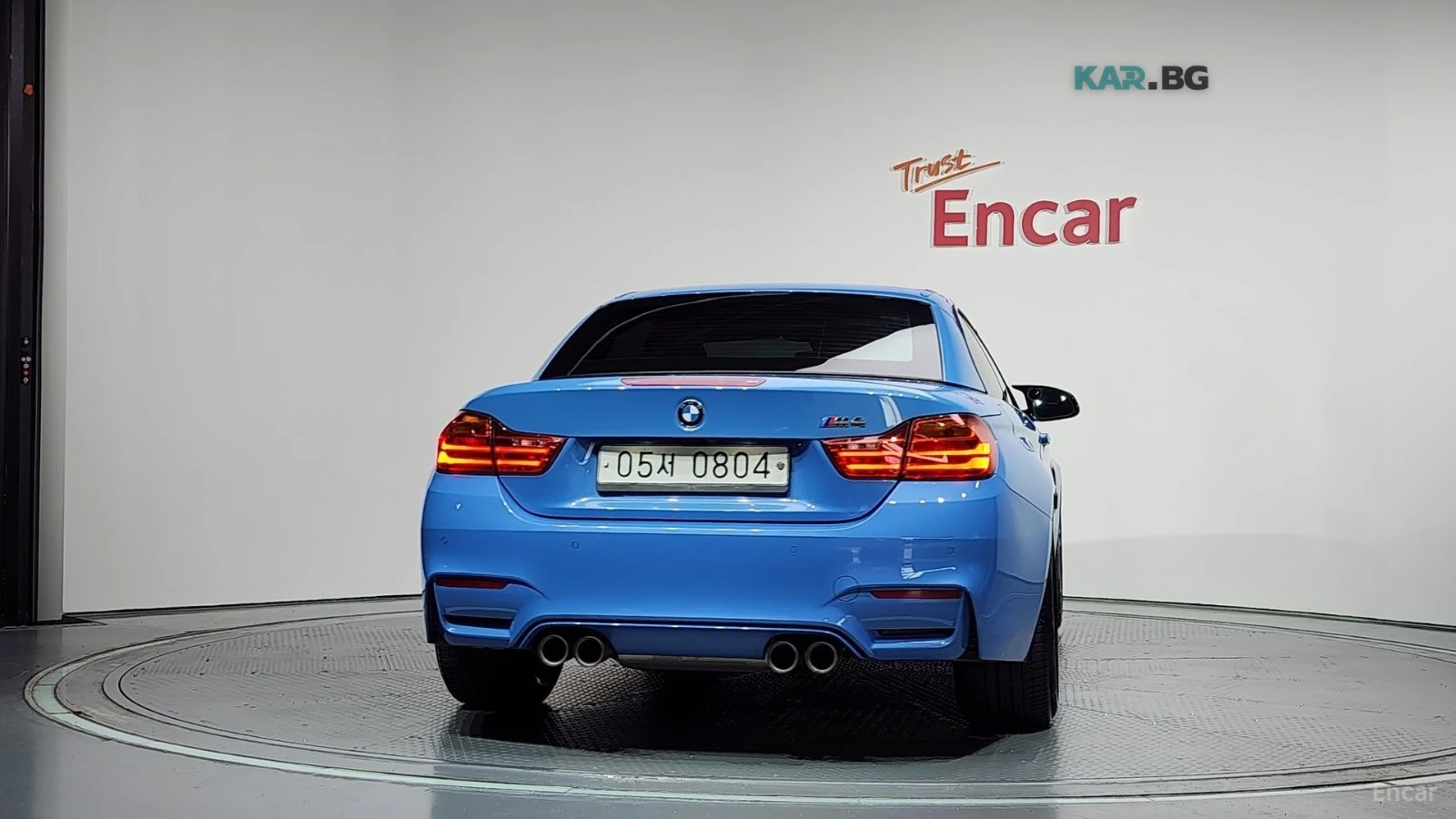 BMW M4 CABRIO* ЧЕРВЕНА КОЖА* HEAD UP* NAVI* КАМЕРА, снимка 4 - Автомобили и джипове - 55341197