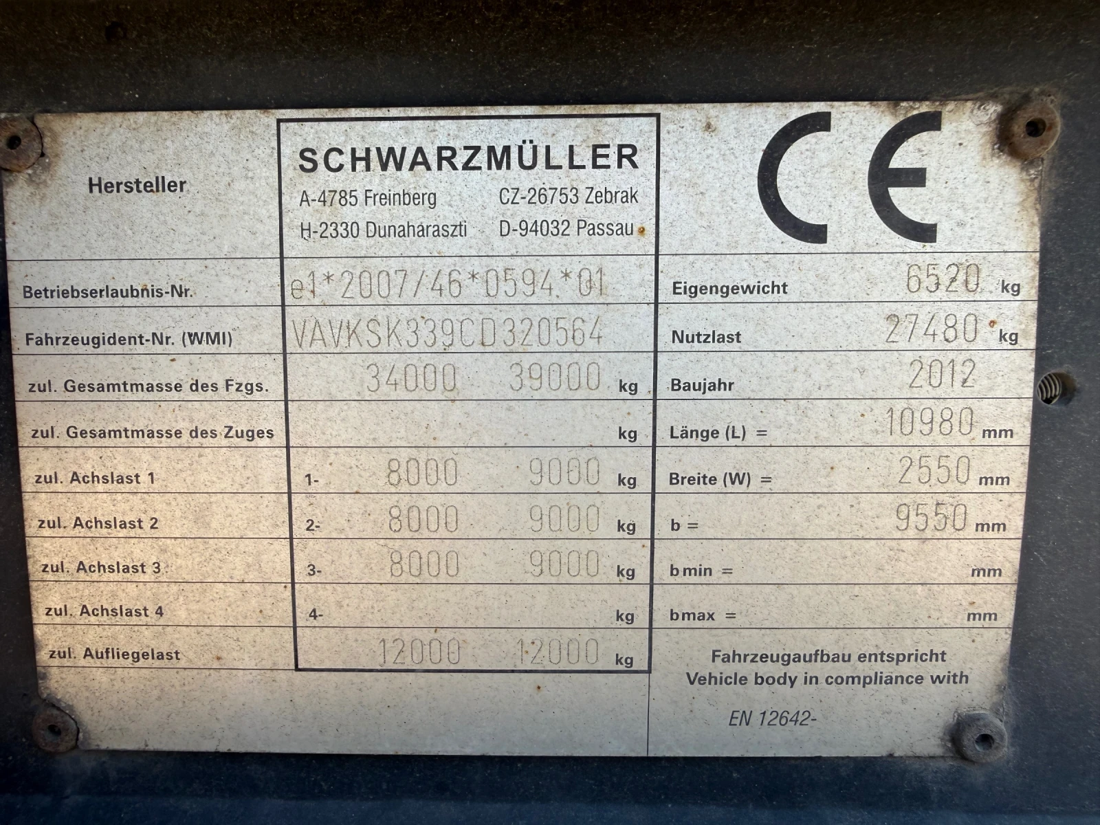 Полуремарке Schwarzmuller К Серия, снимка 9 - Ремаркета - 54438102