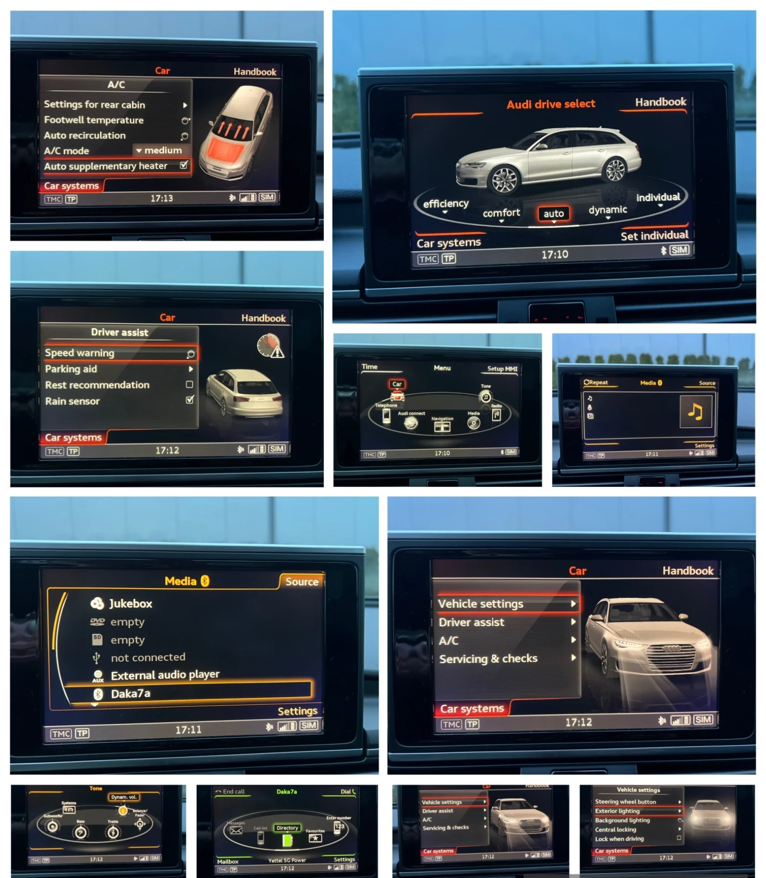 Audi A6 S line/S tronic/Bose/190к.с/Digi/Ambient, снимка 13 - Автомобили и джипове - 54654934