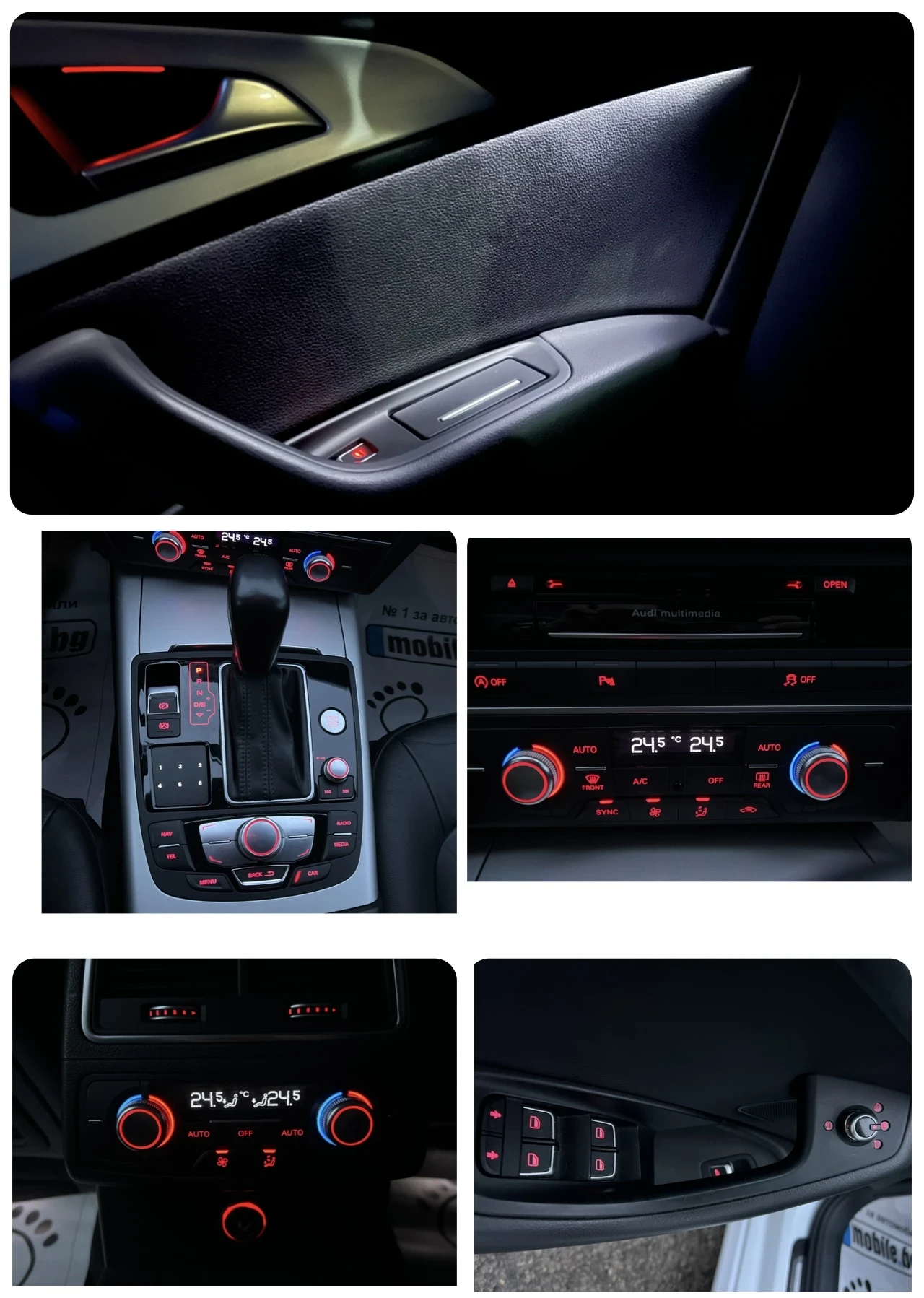 Audi A6 S line/S tronic/Bose/190к.с/Digi/Ambient, снимка 12 - Автомобили и джипове - 54654934