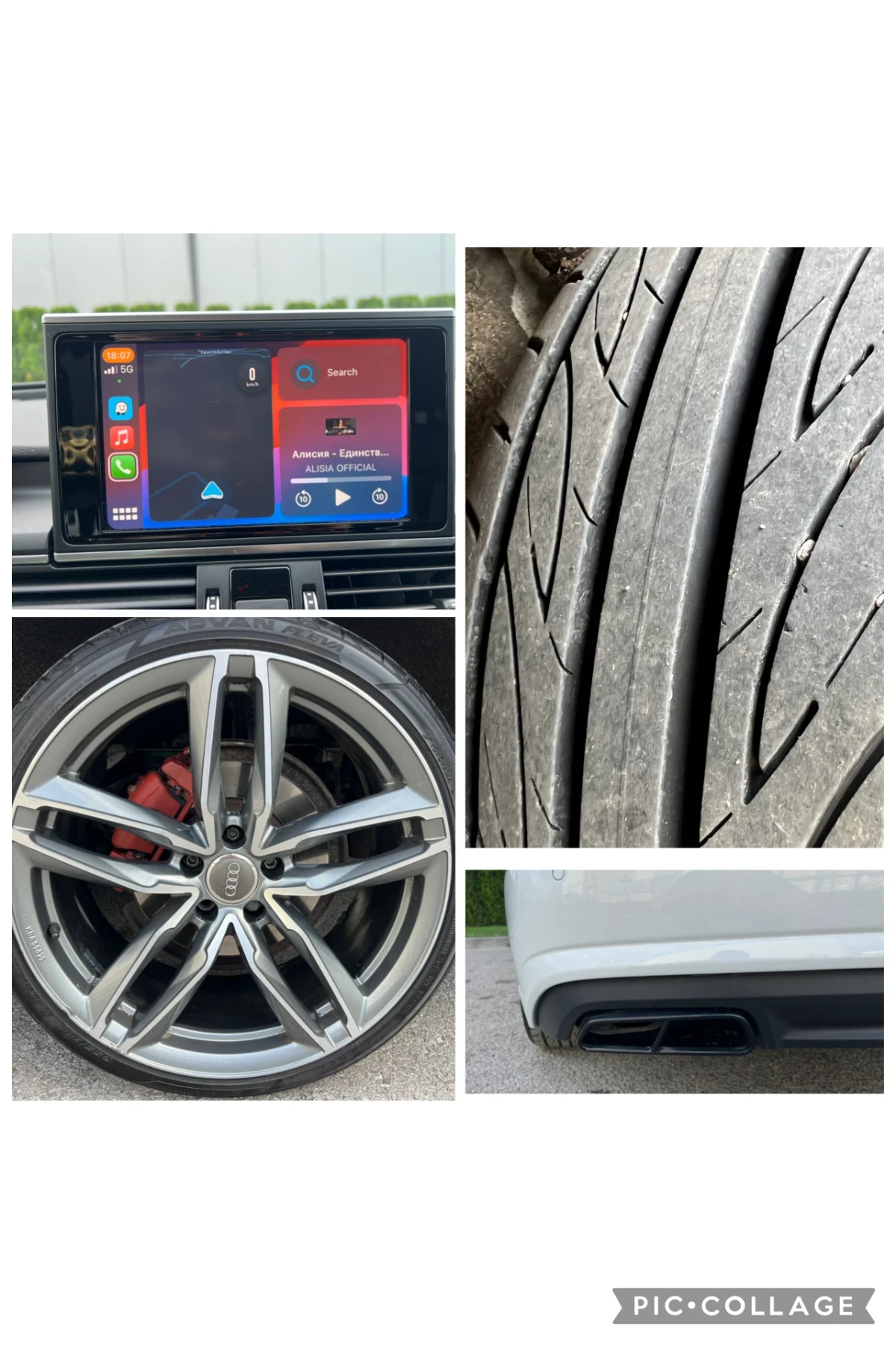 Audi A6 S line/S tronic/Bose/190к.с/Digi/Ambient, снимка 9 - Автомобили и джипове - 54654934