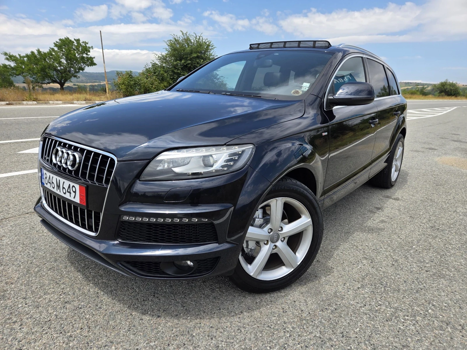 Audi Q7 S LINE+ / ПАНОРАМА / ОБСЛУЖЕНА 100%/ FULL FULL, снимка 2 - Автомобили и джипове - 55378597