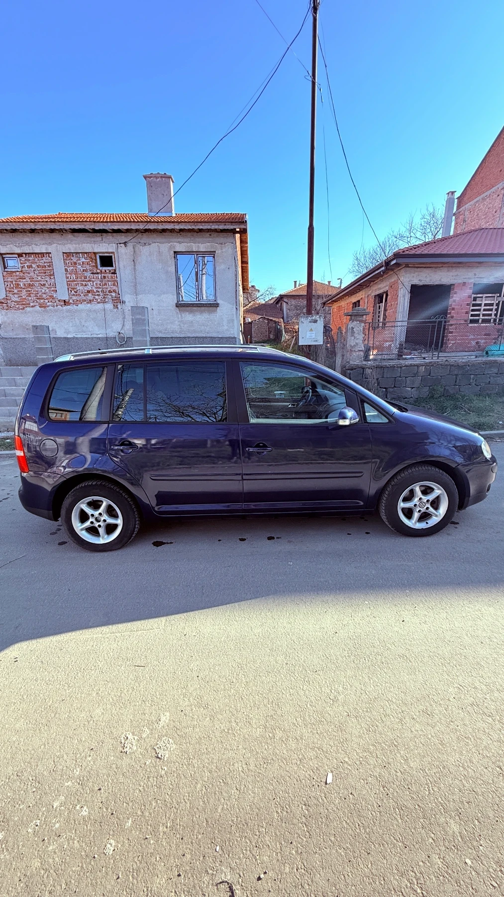 VW Touran Touran 2.0TDI , 140к.с.7-местен, 2007г., снимка 4 - Автомобили и джипове - 53753501