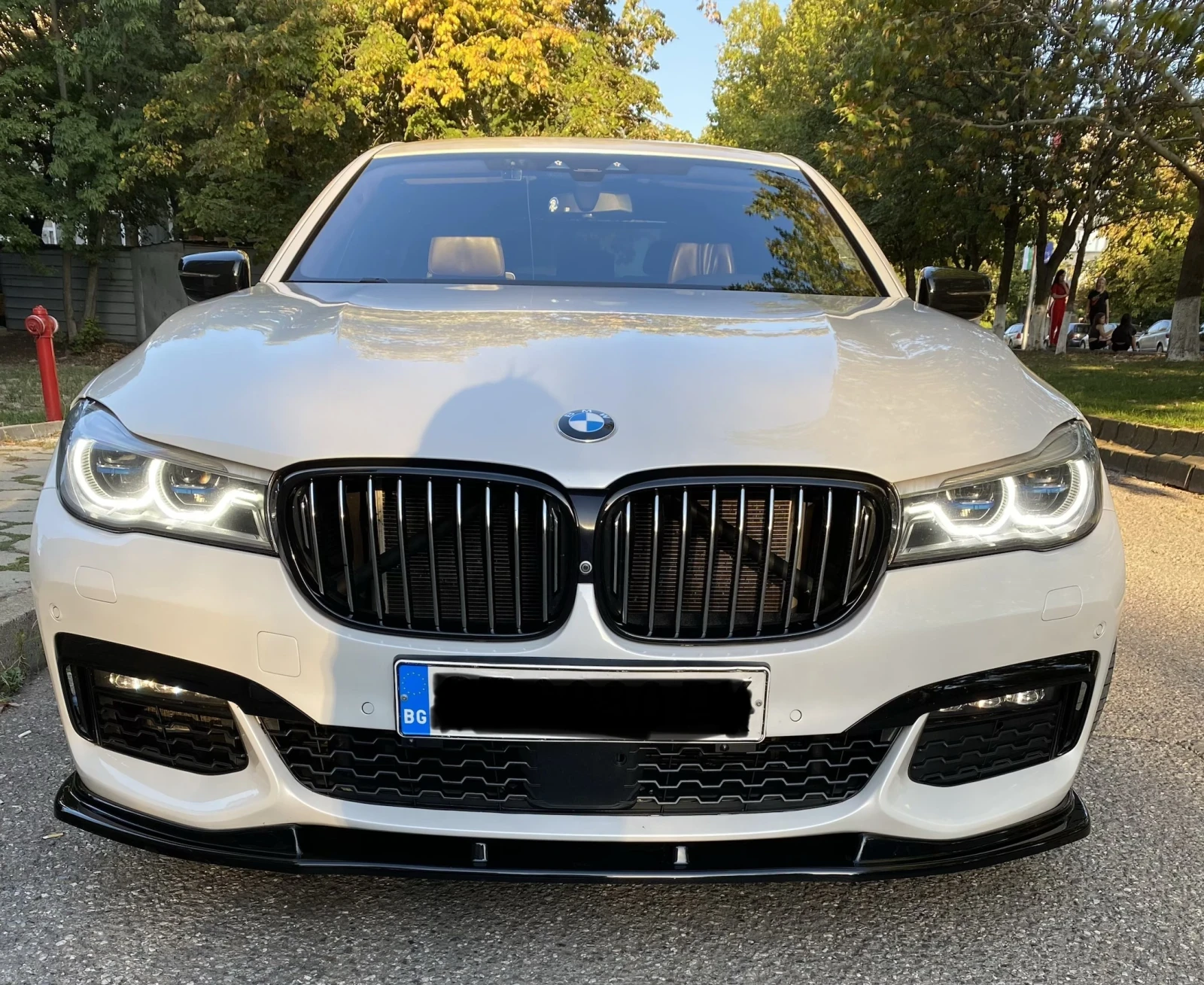 BMW 750 750D M packet, head up, масаж, снимка 8 - Автомобили и джипове - 53804075