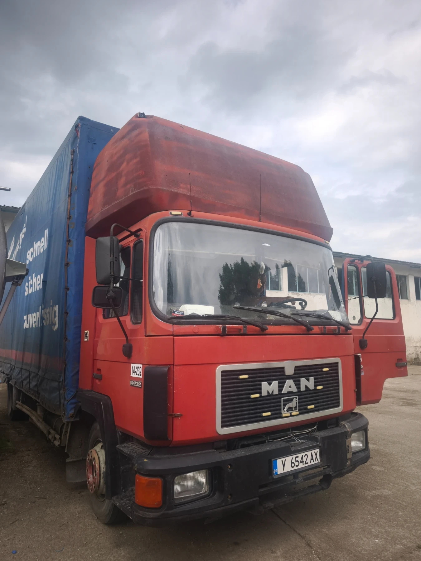 Man 14232 232к.с. 15, 2 тона , брезент, в движение