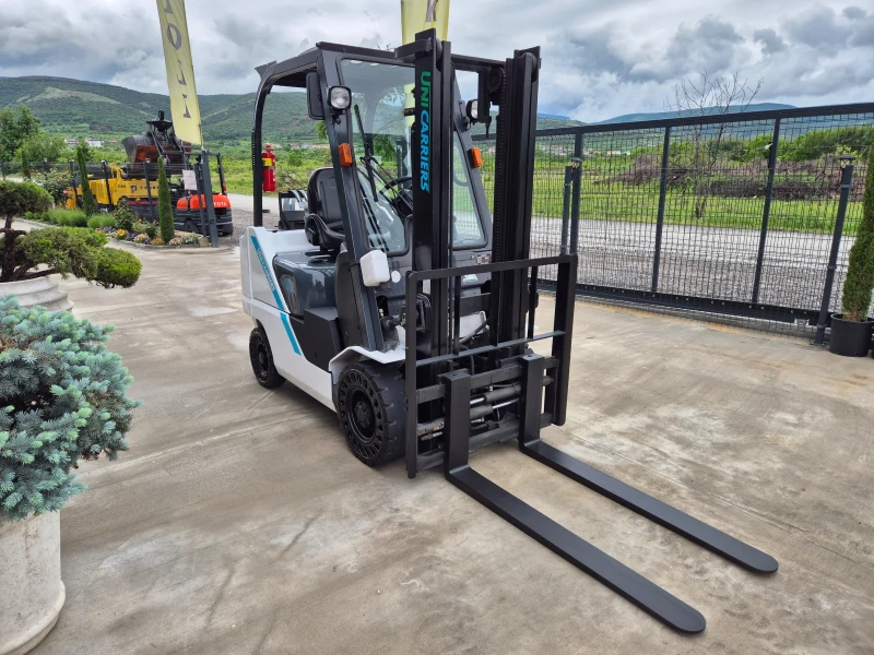 Мотокар UniCarriers 2тона / ИЗРАВНИТЕЛ / АВТОМАТ / ГАЗ / КАТО НОВ !, снимка 7 - Индустриална техника - 50268143